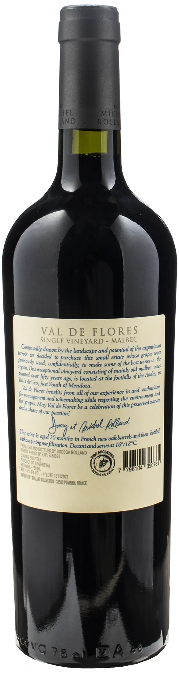 Michel Rolland Val de Flores Malbec 2019