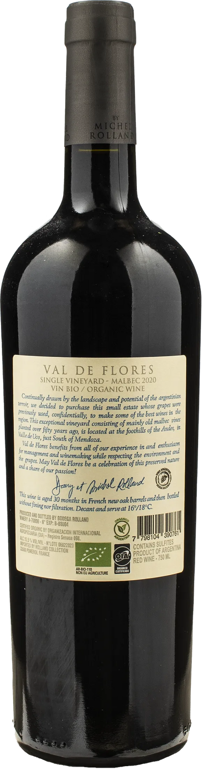 Michel Rolland Val de Flores Malbec 2020