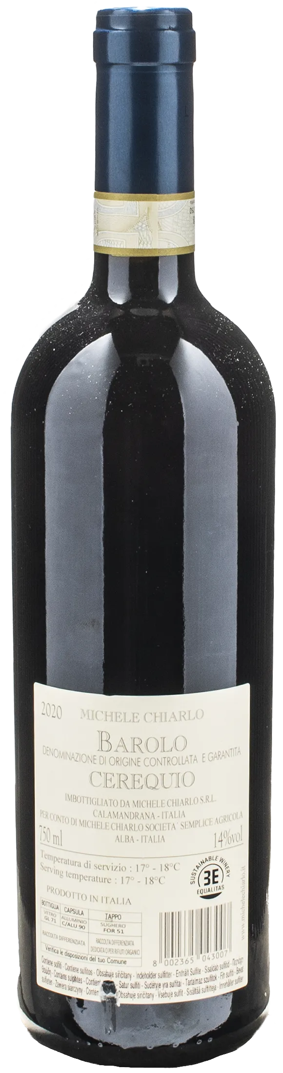 Michele Chiarlo Barolo Cerequio 2020