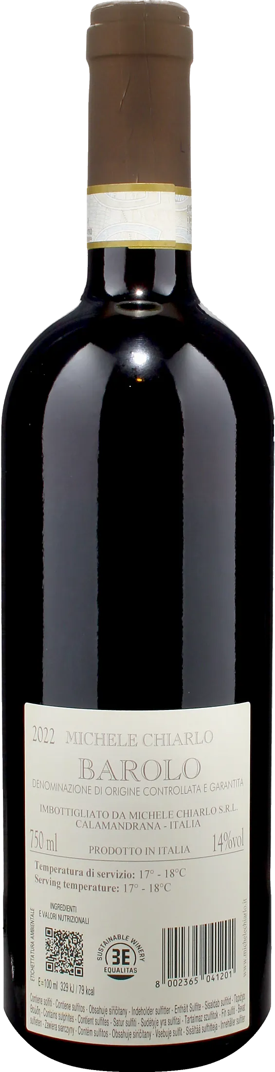 Michele Chiarlo Barolo Tortoniano 2022