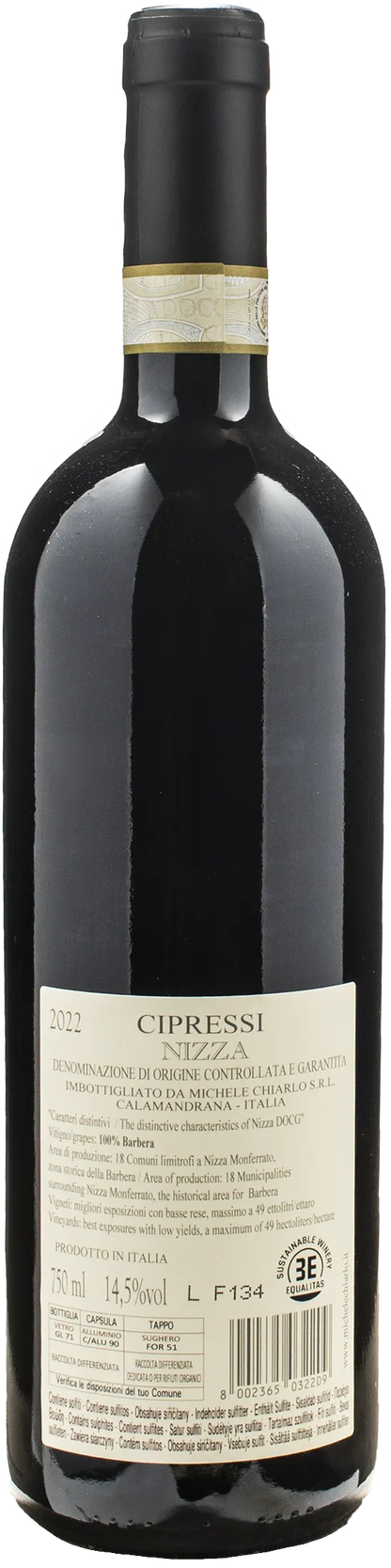 Michele Chiarlo Nizza Cipressi 2022