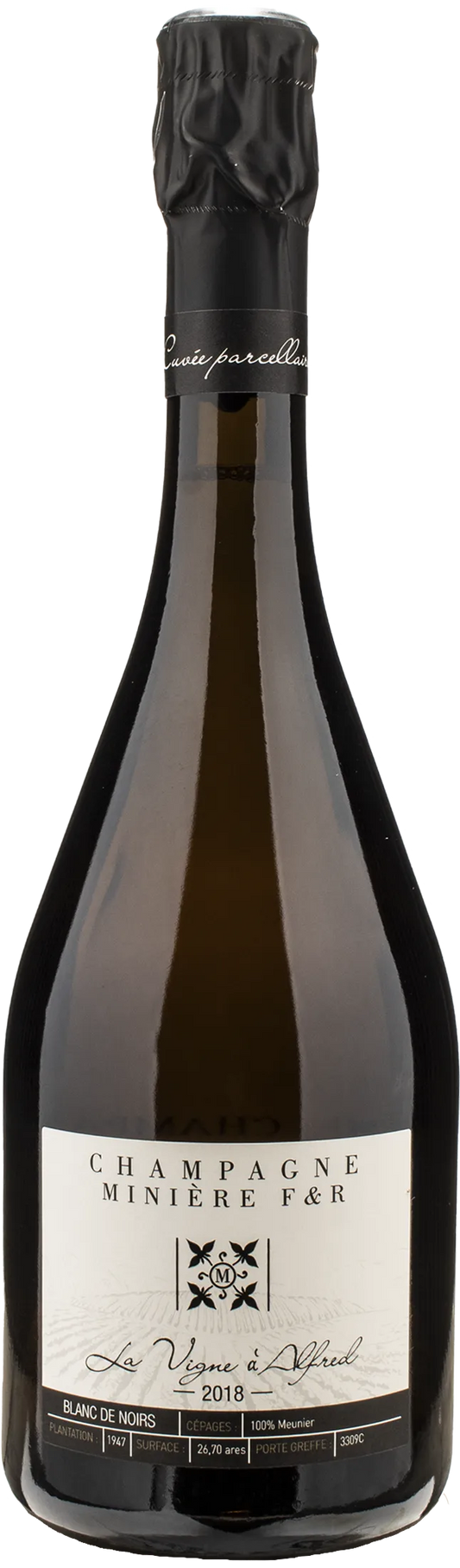 Miniere F&R Champagne La Vigne a Alfred Blanc de Noirs Brut Nature 2018