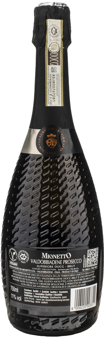 Mionetto Prosecco Valdobbiadene Superiore Brut Luxury