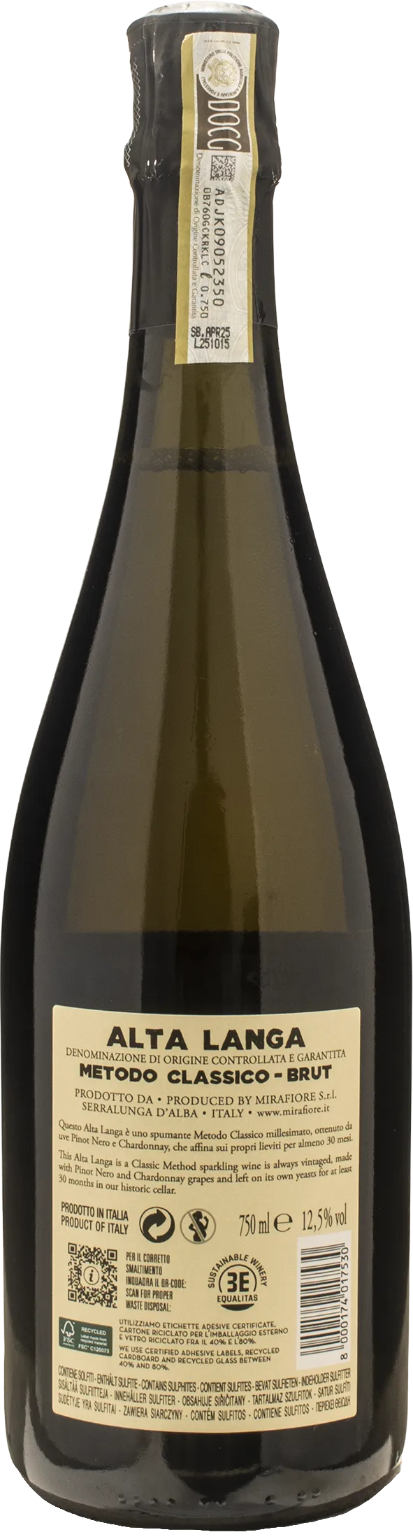 Mirafiore Alta Langa Diavoletto Brut 2021