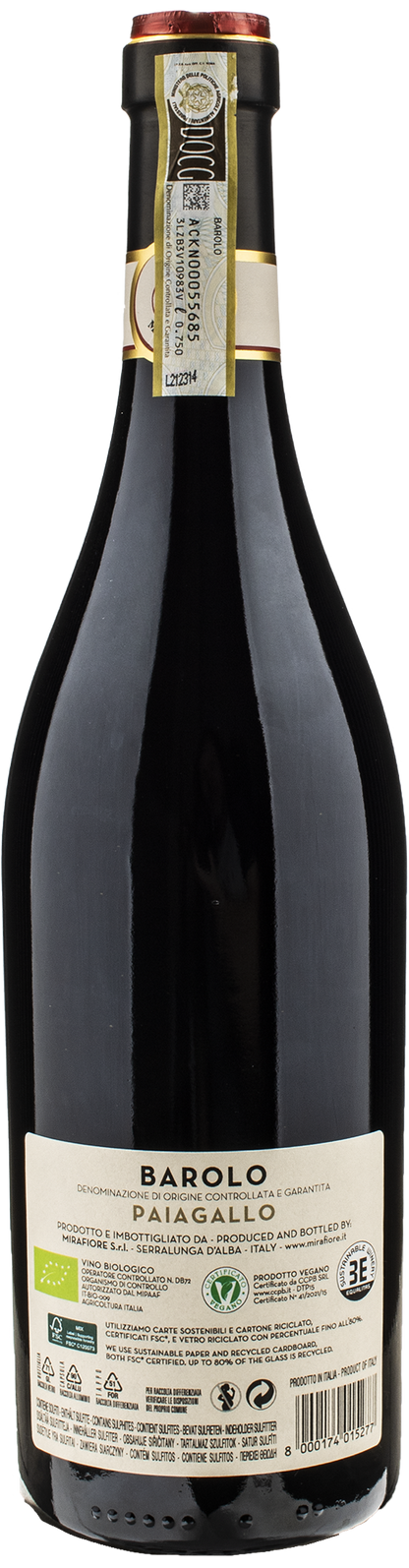 Mirafiore Barolo Paiagallo 2018