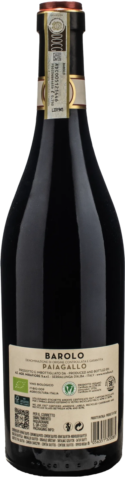 Mirafiore Barolo Paiagallo 2020
