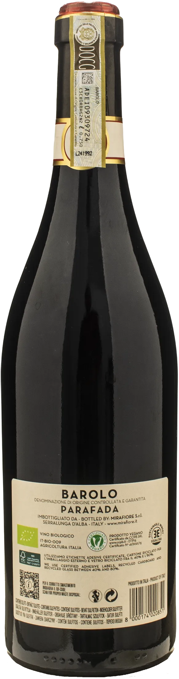 Mirafiore Barolo Parafada 2021