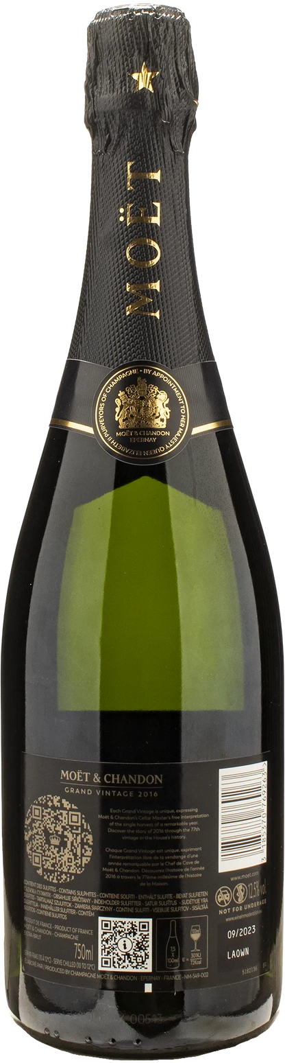 Moët & Chandon Grand Vintage 2016 Extra Brut Champagne 75cl | XtraWine Moët & Chandon Grand Vintage 2016 Extra Brut Champagne 75cl | XtraWine