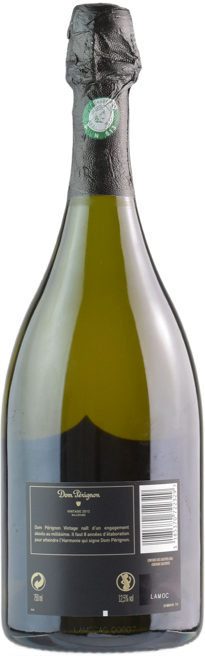 Dom Perignon Champagne Vintage Brut Millesime 2012