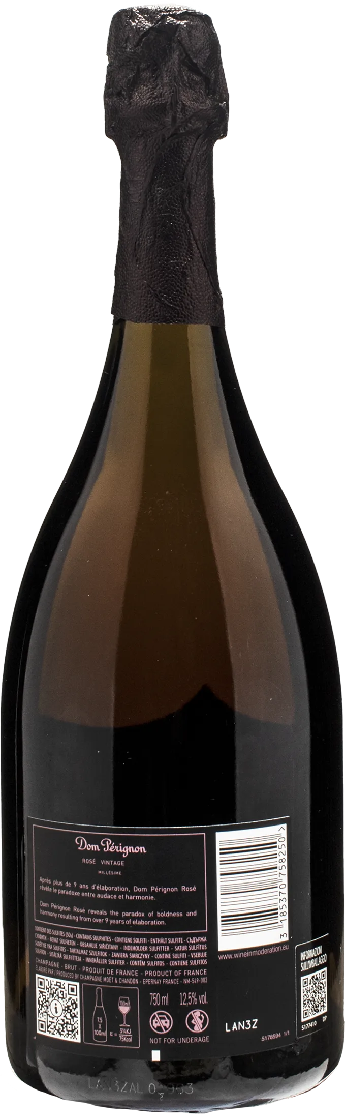 Dom Perignon Champagne Vintage Rosé Brut Millesimé 2009