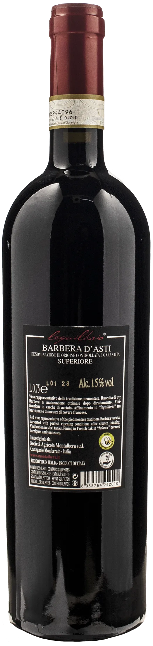 Montalbera Barbera d'Asti Superiore Lequilibrio 2021