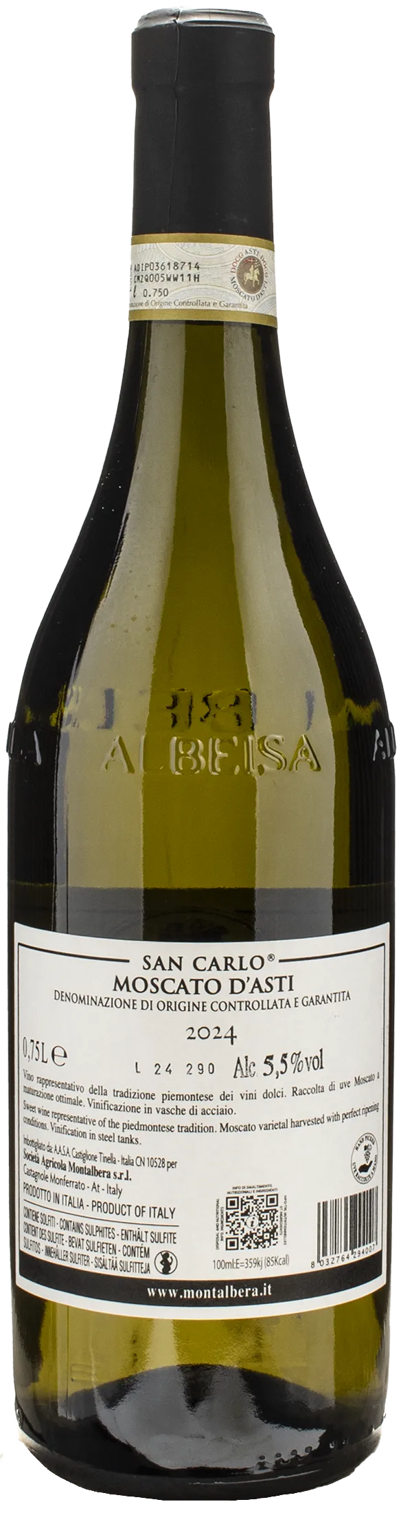 Montalbera Moscato d'Asti San Carlo 2024
