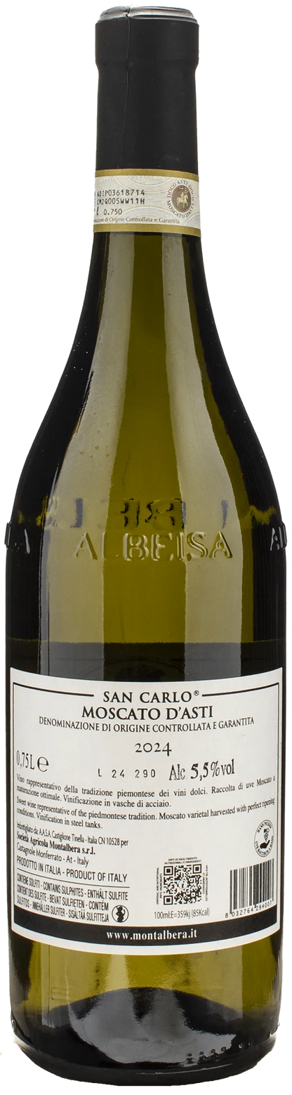 Montalbera Moscato d'Asti San Carlo 2024
