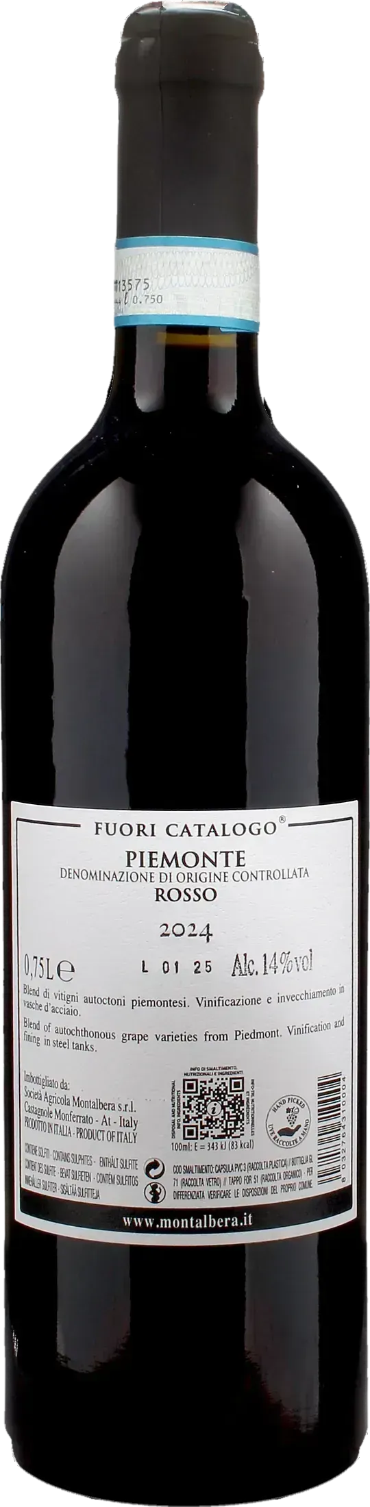 Montalbera Piemonte Rosso Fuori Catalogo 2024