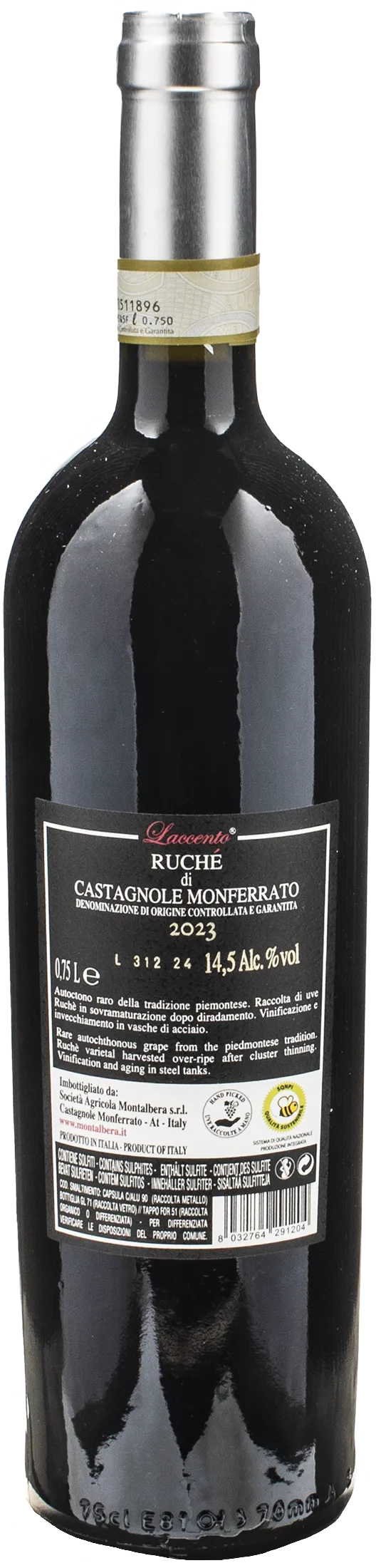 Montalbera Ruché di Castagnole Laccento 2023