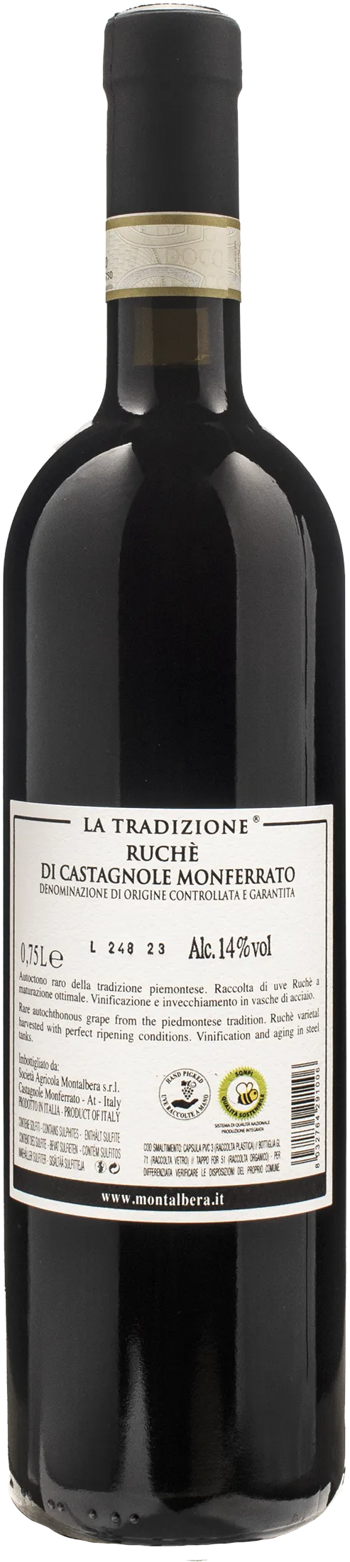 Montalbera Ruché Monferrato La Tradizione 2022