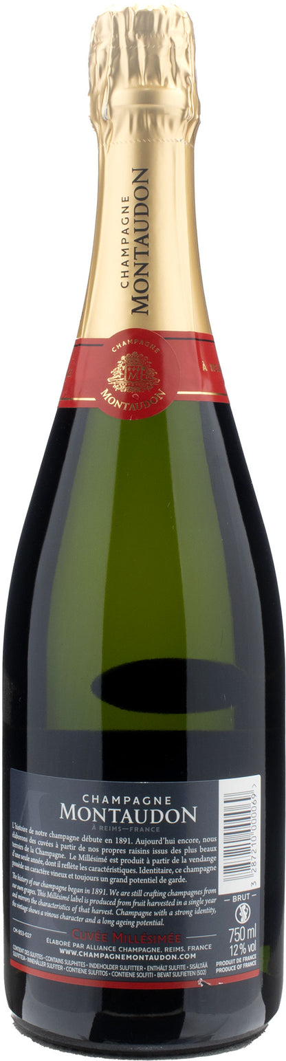 Montaudon Champagne Brut Cuvée Millesime 2015