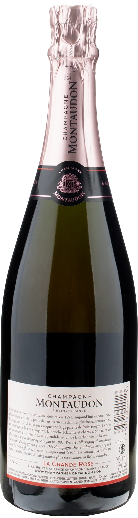 Montaudon Champagne La Grande Rosé Brut
