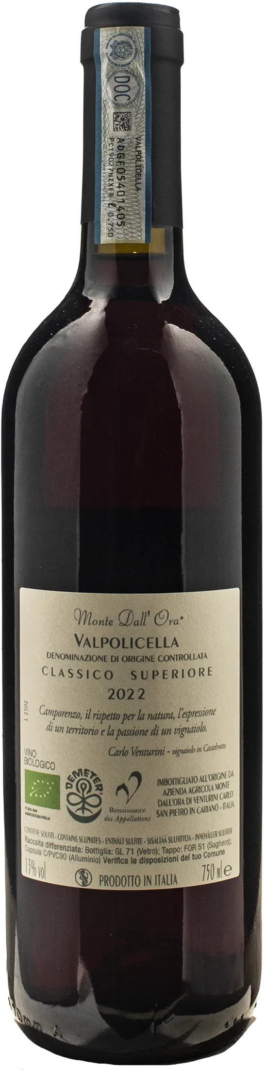 Monte dall'Ora Valpolicella Classico Superiore Camporenzo 2022