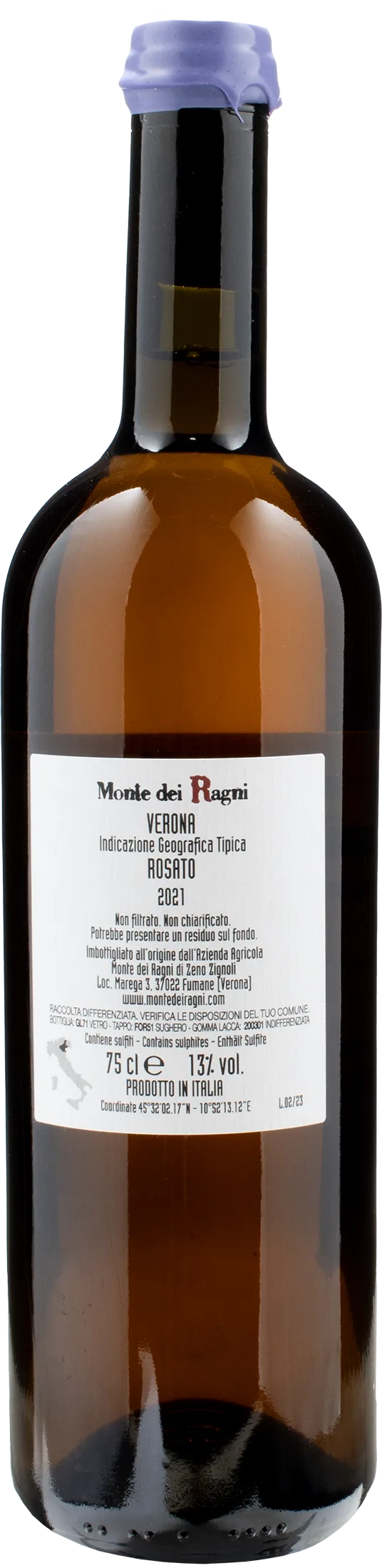 Monte dei Ragni Rosato Ropie 2021