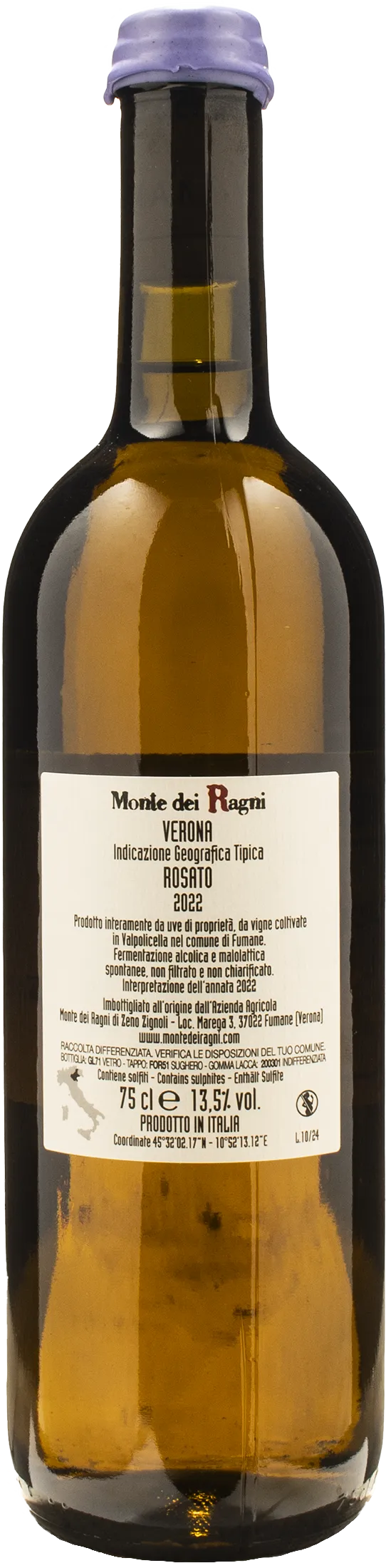 Monte dei Ragni Rosato Ropie 2022