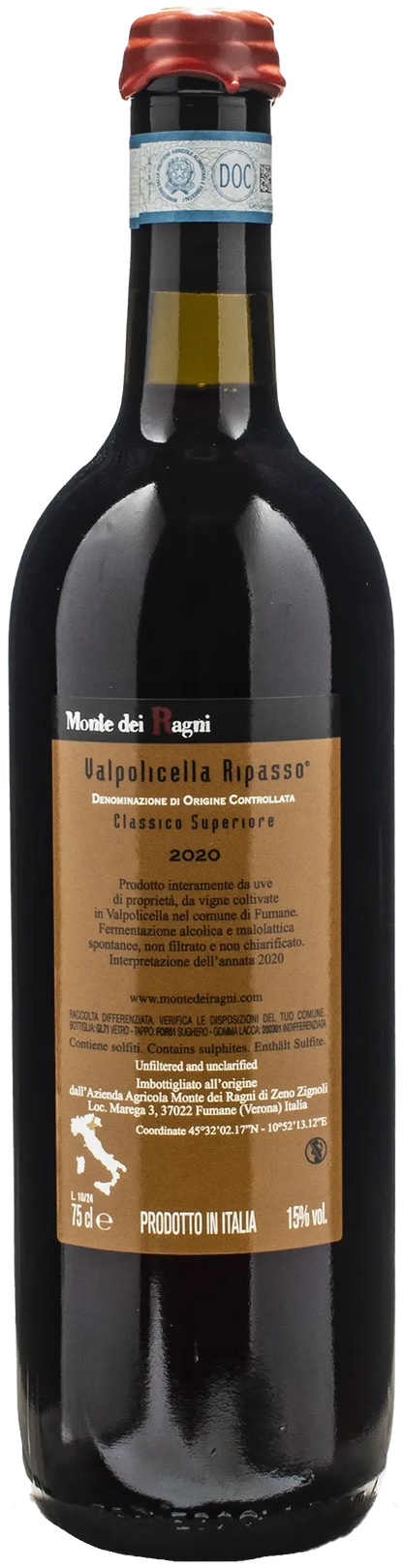 Monte dei Ragni Valpolicella Ripasso Classico Superiore 2020