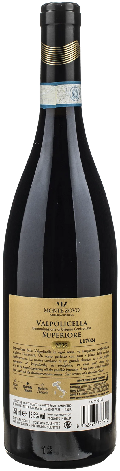 Monte Zovo Valpolicella Superiore 2022