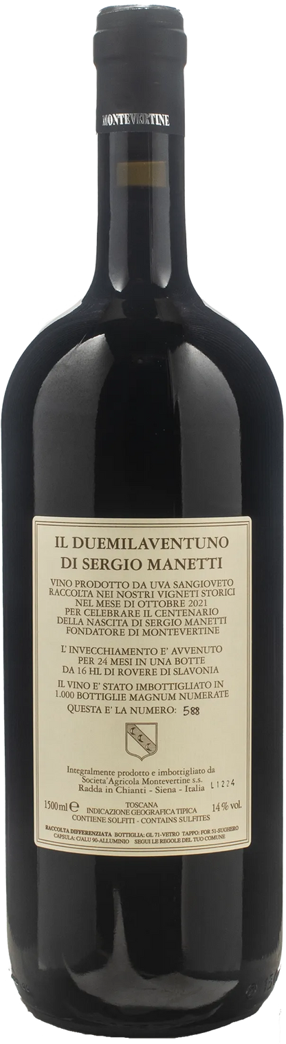 Montevertine Il Duemilaventuno di Sergio Manetti Magnum 2021