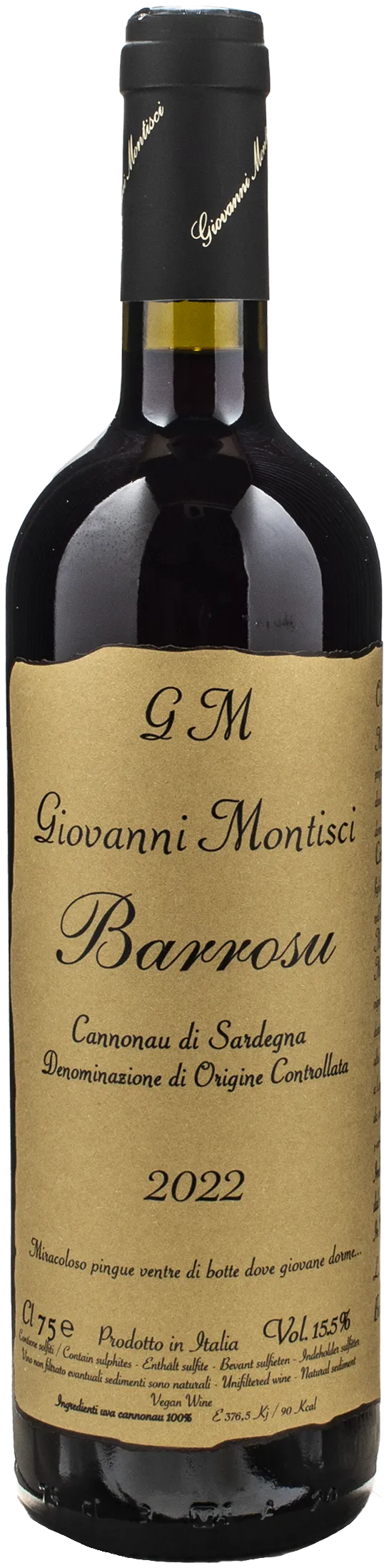Montisci Cannonau Barrosu 2022