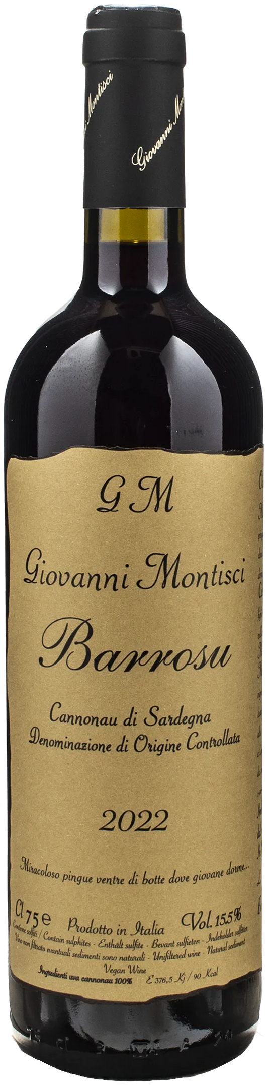 Montisci Cannonau Barrosu 2022