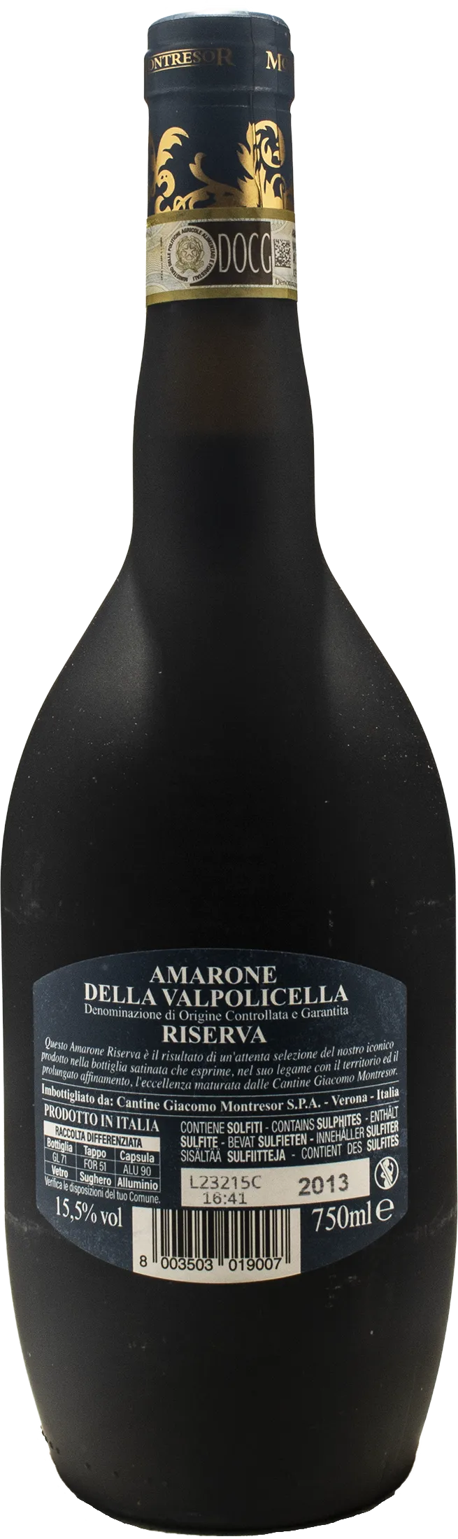 Montresor Amarone della Valpolicella Riserva 2013