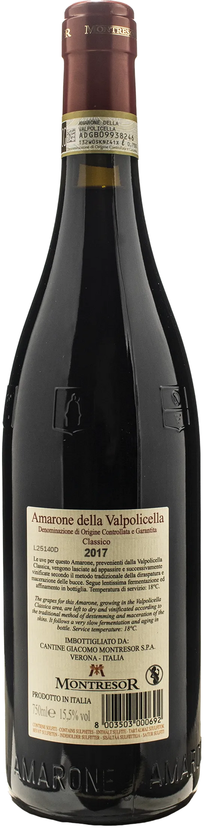 Montresor Amarone della Valpolicella Classico Capitel della Crosara 2017