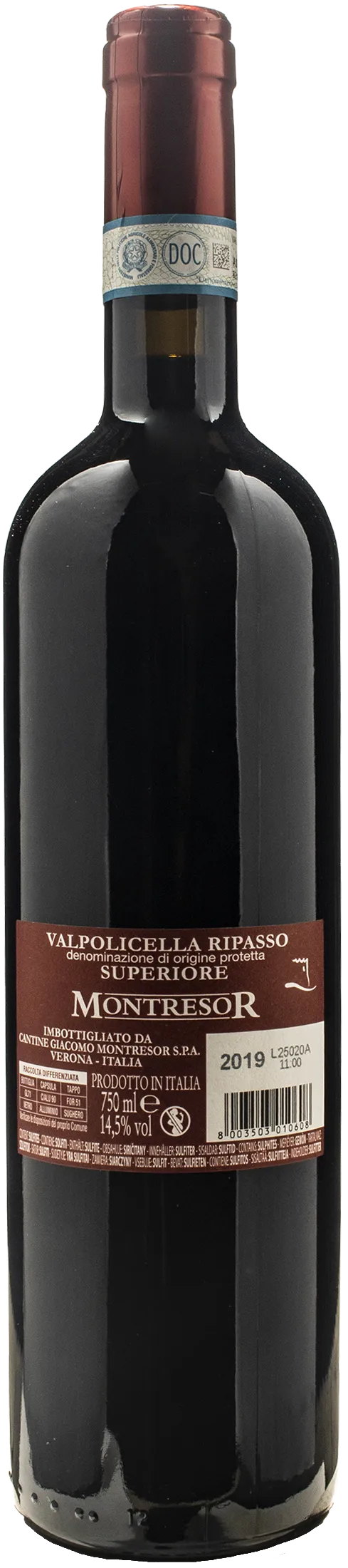 Montresor Primo Ripasso Valpolicella Ripasso Superiore Castelliere delle Guaite 2019