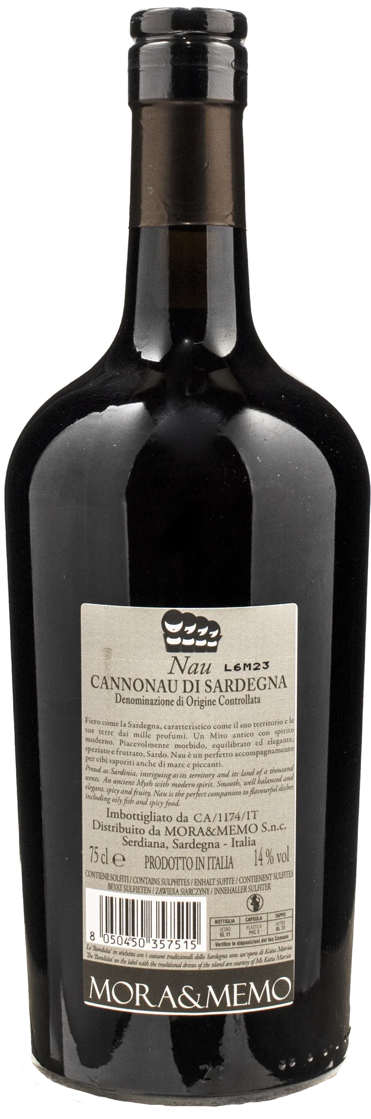 Mora & Memo Cannonau di Sardegna Nau 2022