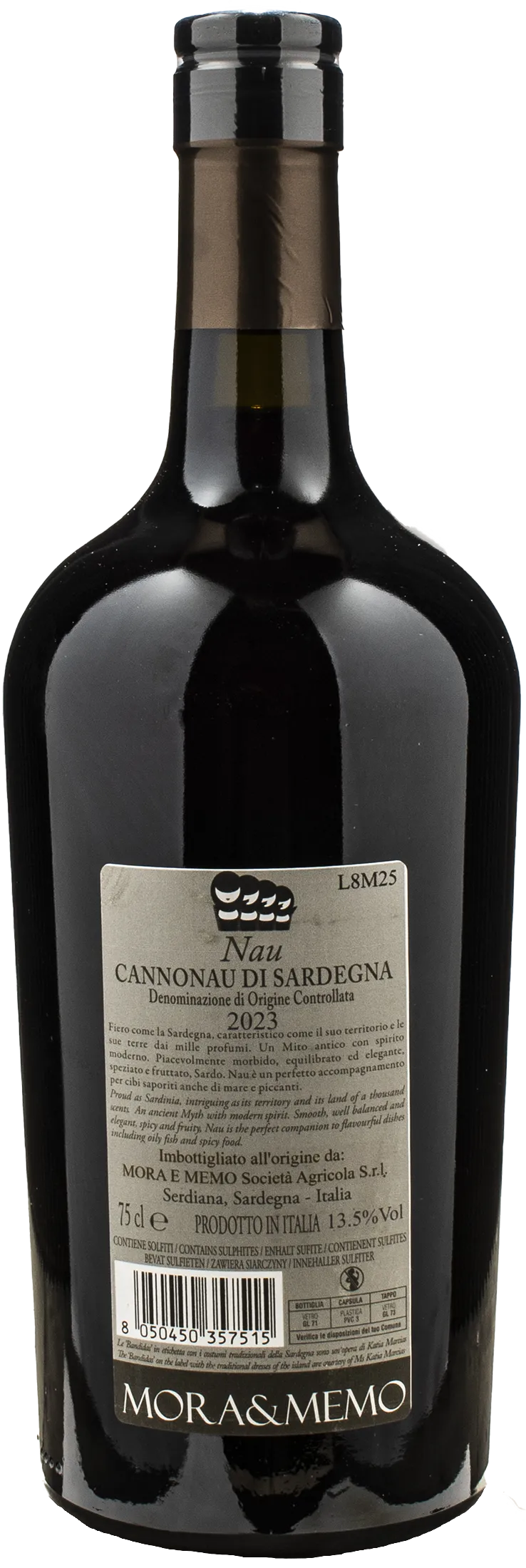 Mora & Memo Cannonau di Sardegna Nau 2023
