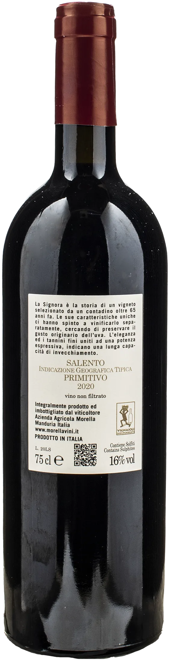 Morella Primitivo La Signora 2020