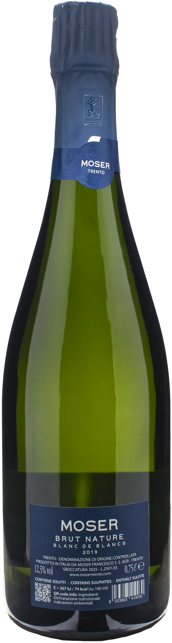 Moser Trento Blanc de Blancs Brut Nature 2019