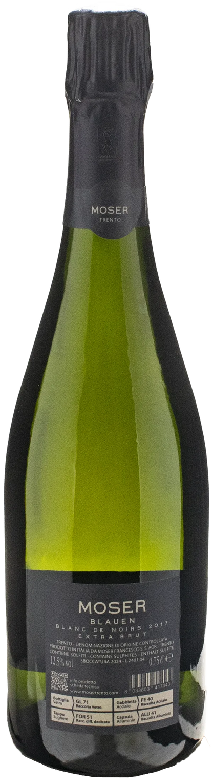 Moser Trento Blanc de Noirs Blauen Extra Brut 2017