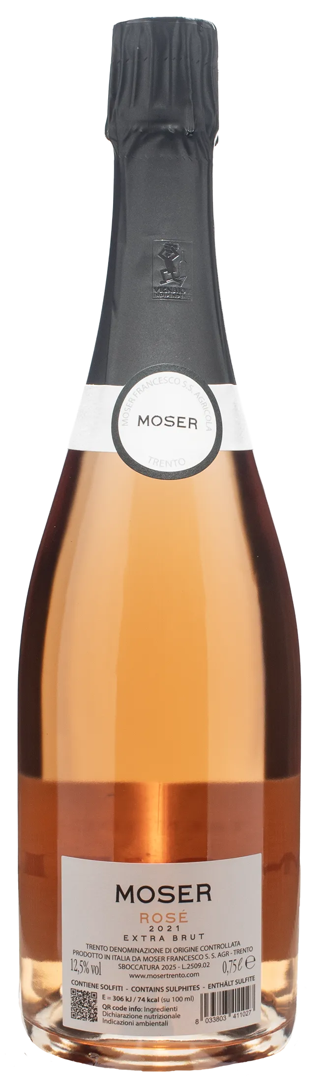 Moser Trento Rosè Extra Brut 2021