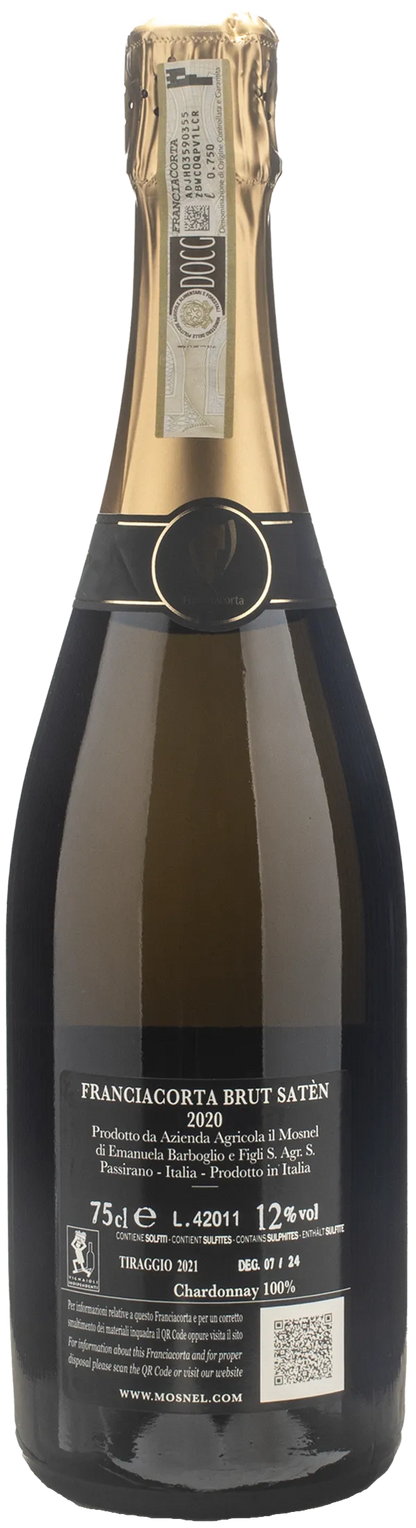 Mosnel 1836 Franciacorta Saten Brut Chardonnay 2020