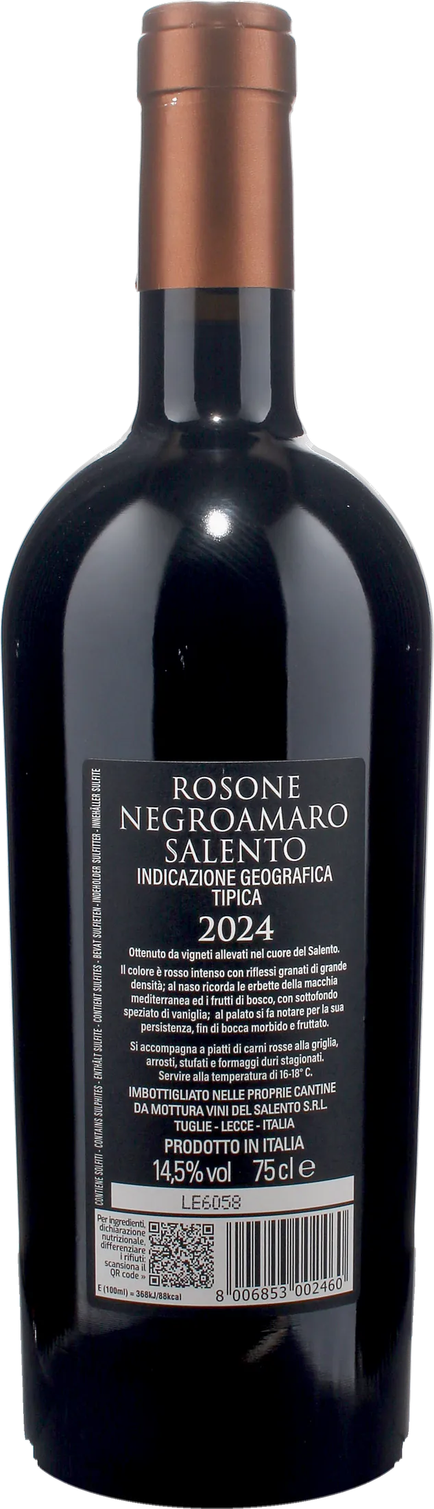 Mottura Negroamaro del Salento Rosone 2024