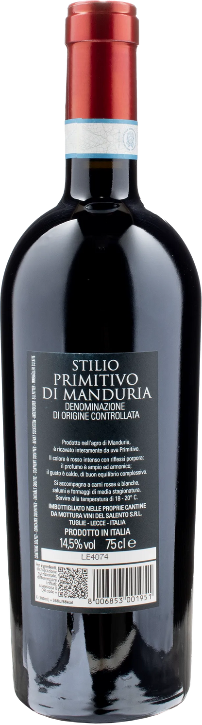 Mottura Primitivo di Manduria Stilio 2022