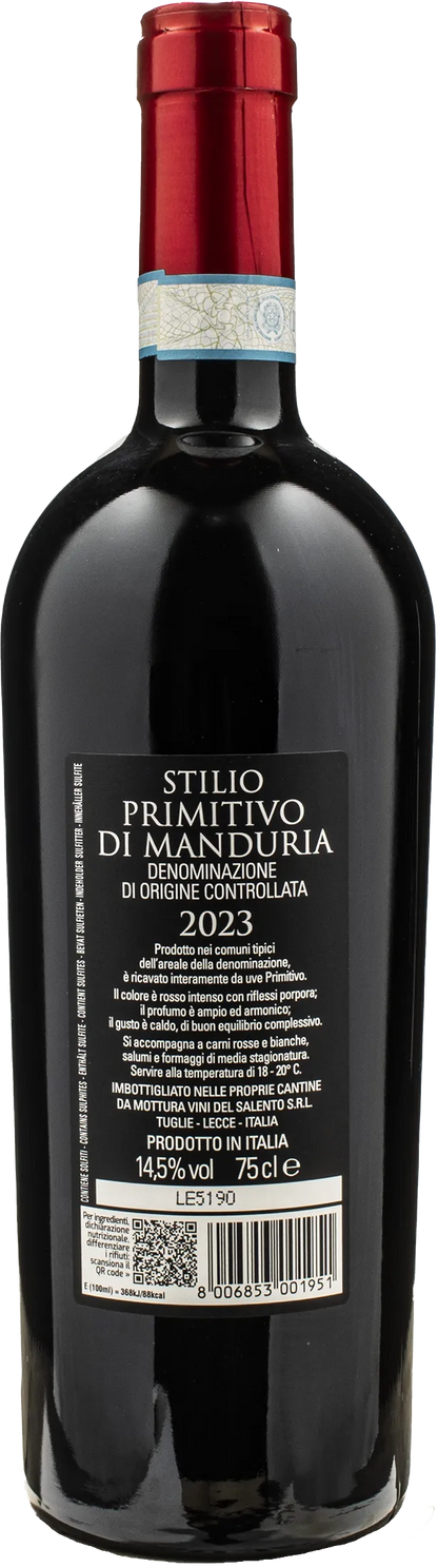 Mottura Primitivo di Manduria Stilio 2023