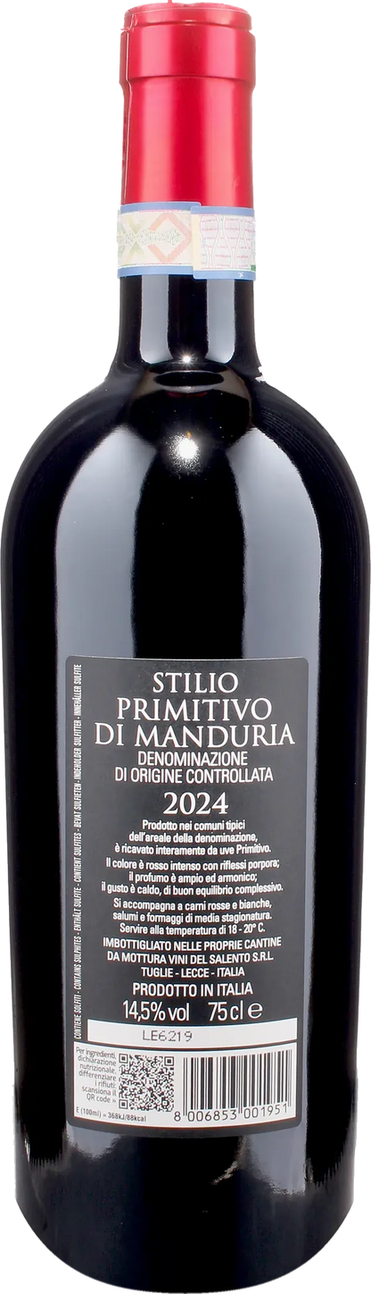 Mottura Primitivo di Manduria Stilio 2024