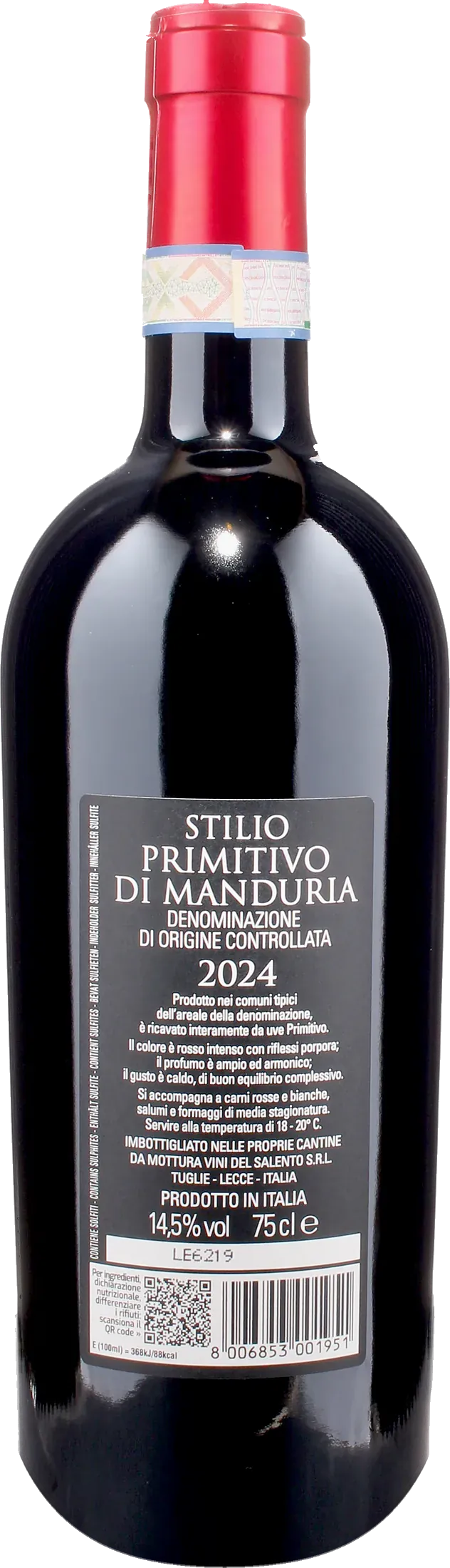 Mottura Primitivo di Manduria Stilio 2024
