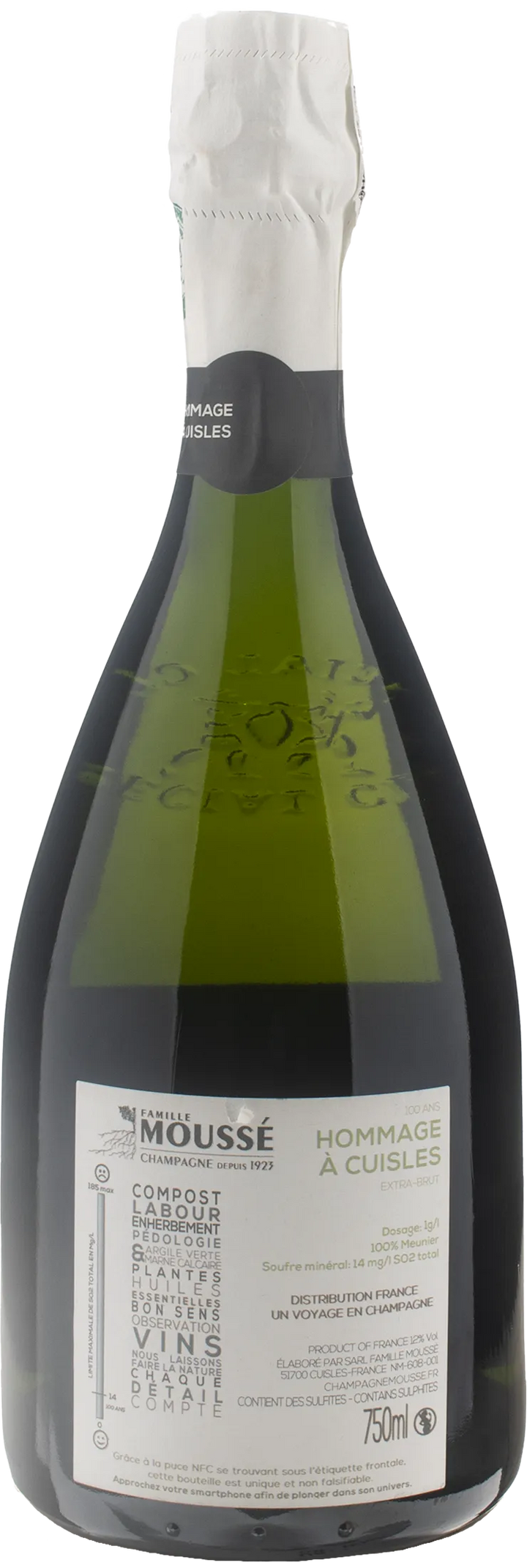 Mousse Fils Champagne Hommage a Cuisles 100 Ans Extra Brut