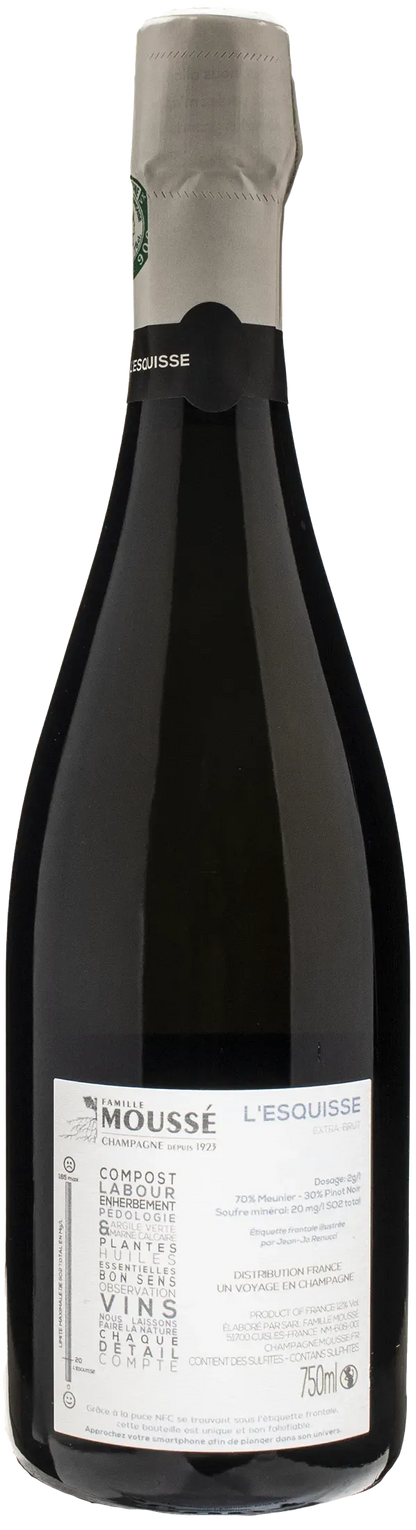 Mousse Fils Champagne l'Esquisse Extra Brut
