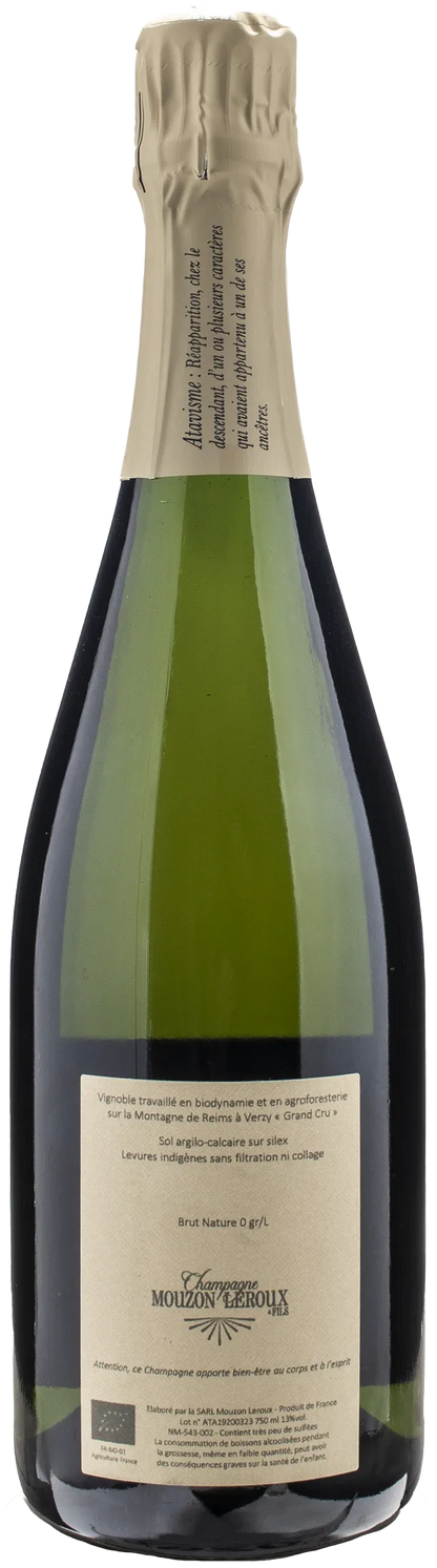 Mouzon-Leroux Champagne Grand Cru L'Atavique Tradition Nature
