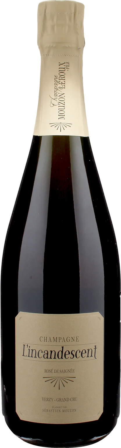 Mouzon Leroux Champagne L'Incandescent Grand Cru Rosè de Saignee Extra Brut