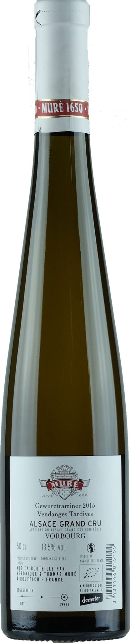 Murè Vorbourg Gewurztraminer Alsace 0.5L 2015